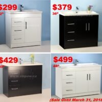 Bathroom Vanities, Showers, Toilets--Affordable & Quality