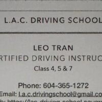 L.A.C. Driving School - day lai xe Metro Vancouver